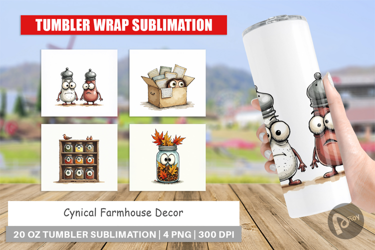 Cynical Farmhouse Decor Tumbler