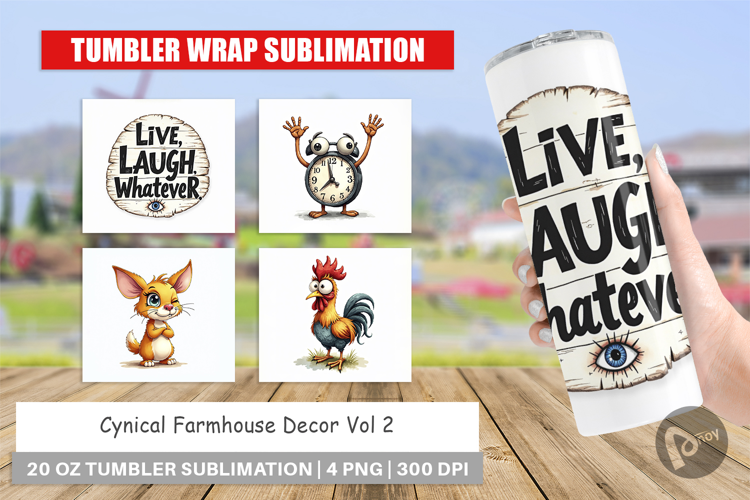 Cynical Farmhouse Decor Tumbler