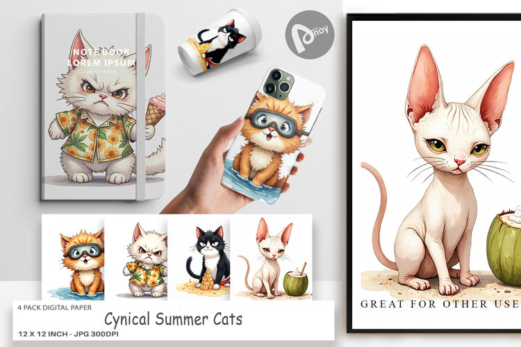 Summer Digital Paper Image 9