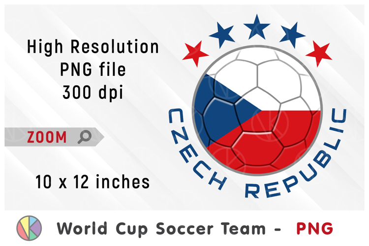 Czech Republic National Team Soccer Ball. World Cup 2026