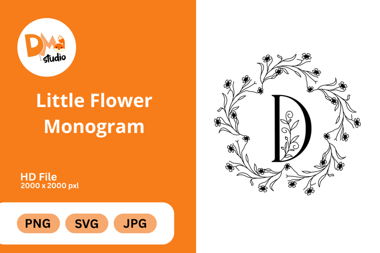 Little Flower Monogram