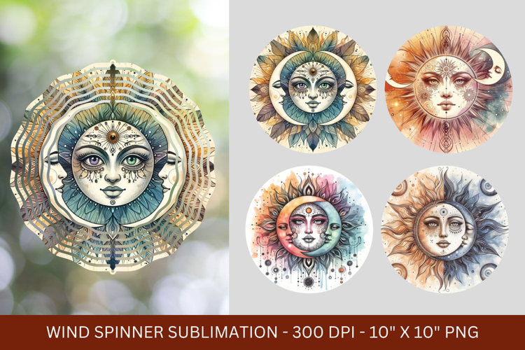 Boho Sun Clipart Image 17