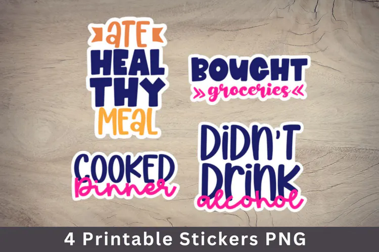 adulting / adult reward stickers PNG
