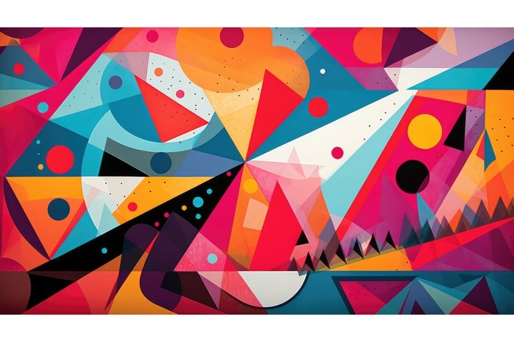 abstract graphic shapes background