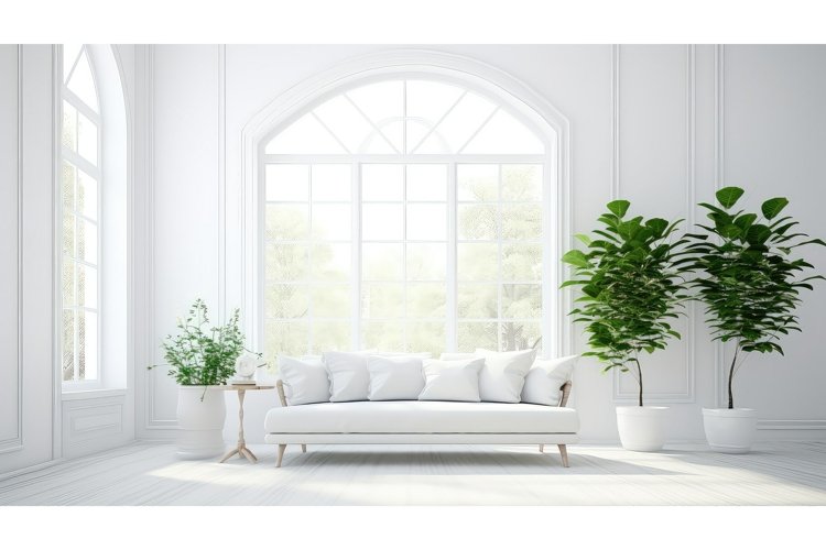 modern white interior background example image 1