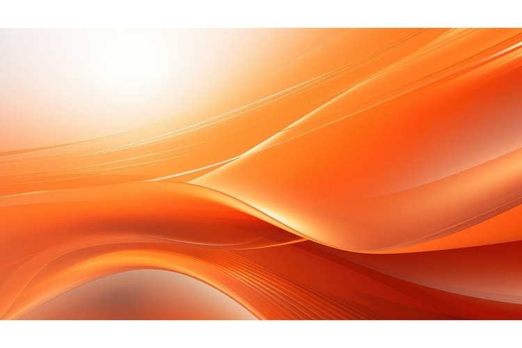 modern futuristic orange background example image 1
