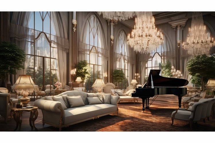 opulent luxury room background example image 1