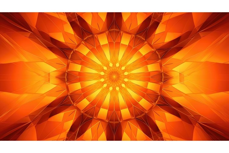 vibrant abstract orange background example image 1
