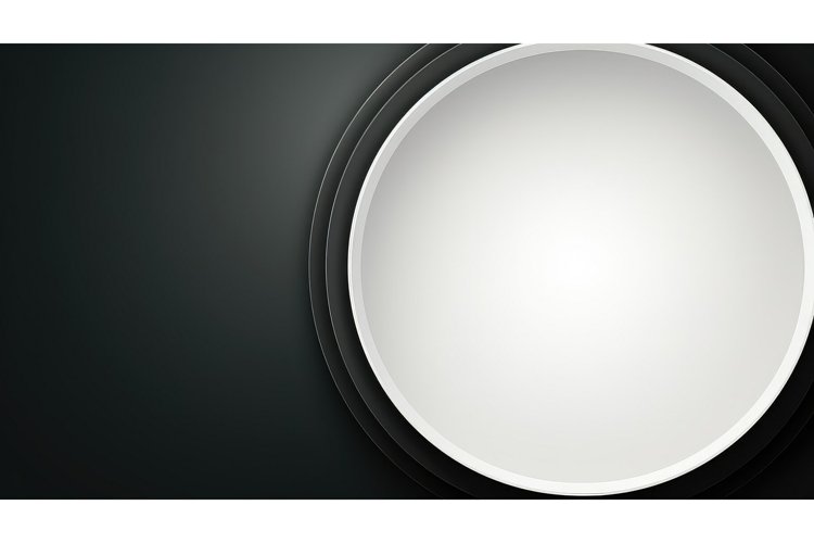 design abstract round background example image 1