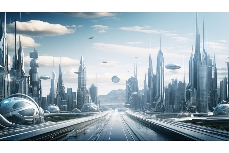 design poster futuristic background example image 1