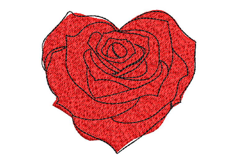 Rose Embroidery Image 5