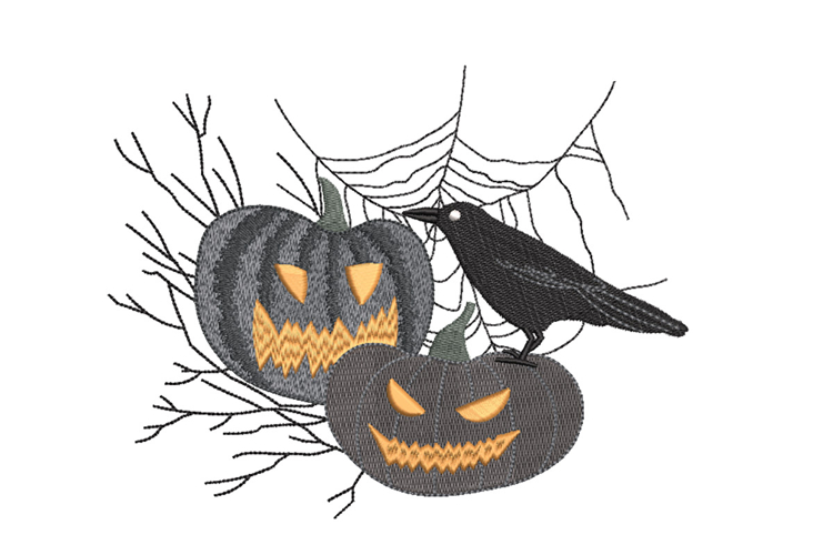 Halloween Embroidery Image 6