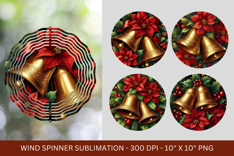 wind spinner - christmas bell