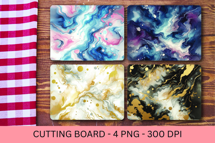 kitchen cutting board - marble texture