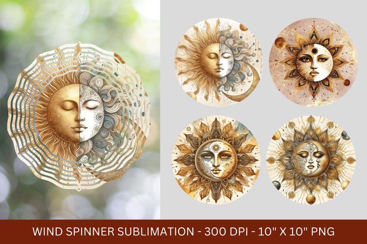 Boho Sun Clipart Image 16
