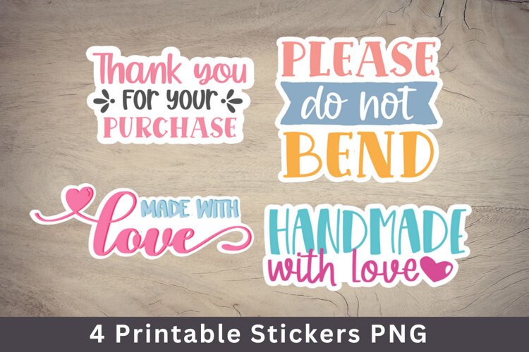small business packaging stickers PNG file example image 1