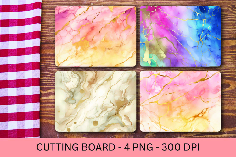 kitchen cutting board - marble texture