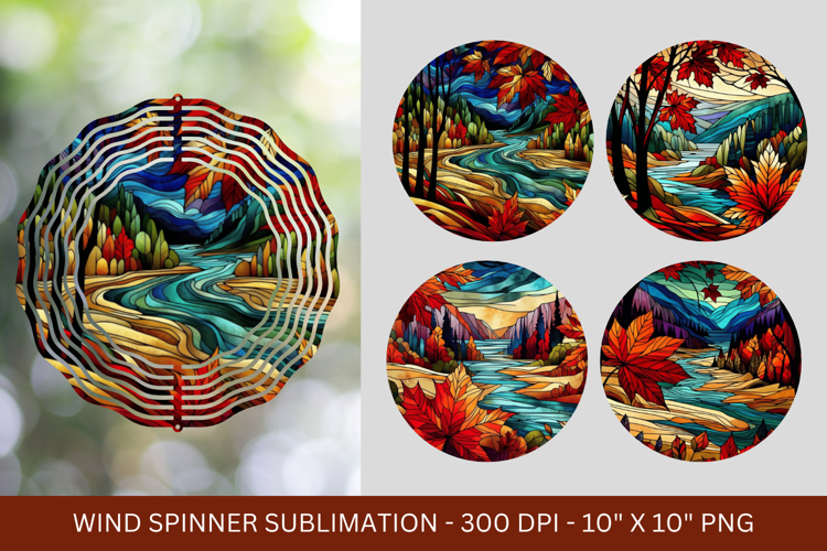 wind spinner - fall river leaves