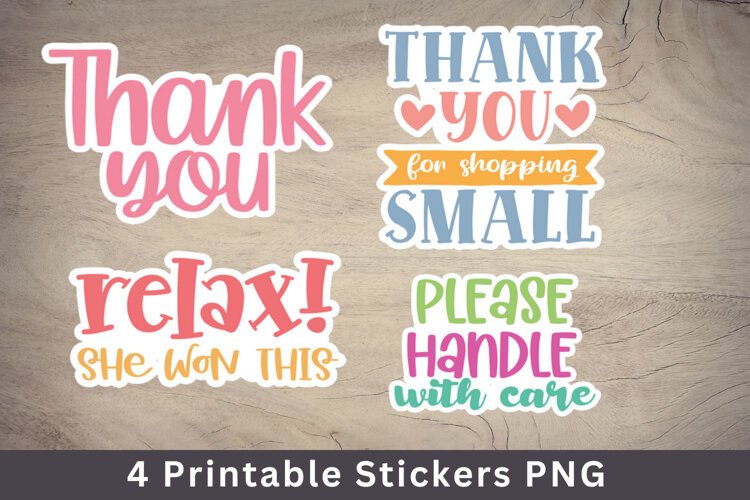 small business packaging stickers PNG file example image 1