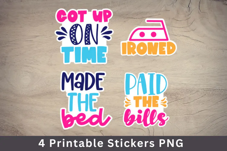 adulting / adult reward stickers PNG