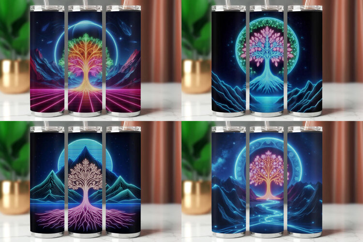 Tumbler Wrap 20 oz - tree of life example image 1