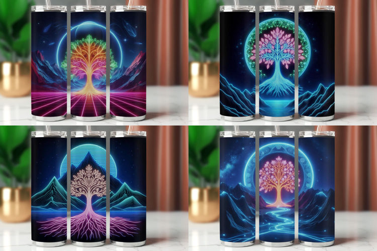 Tumbler Wrap 20 oz - tree of life
