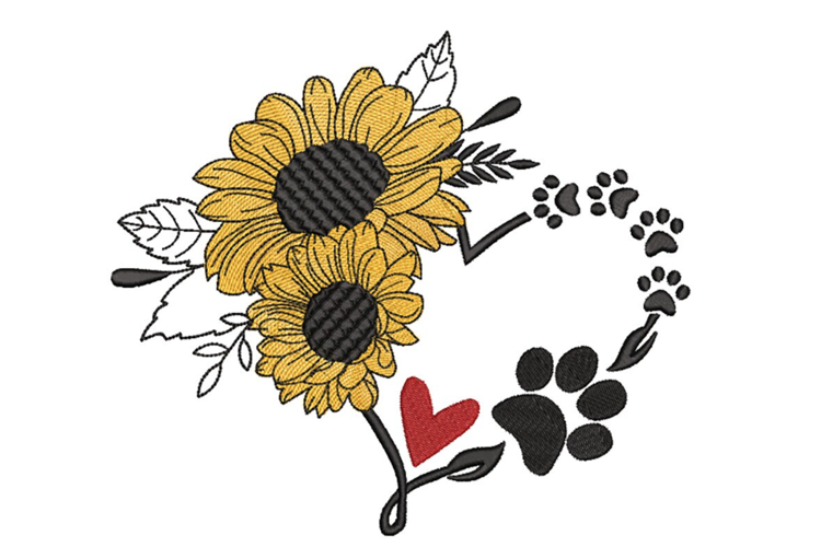 I love Dogs Machine Embroidery Design