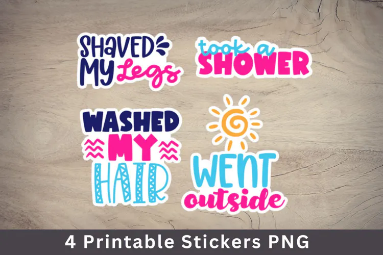 adulting / adult reward stickers PNG
