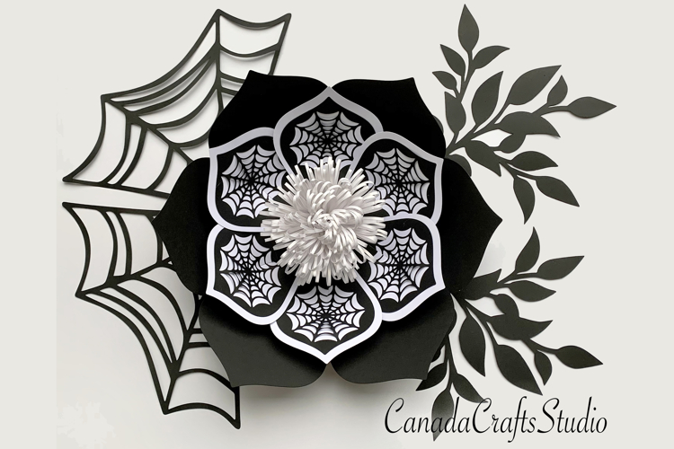 Halloween Paper Flower