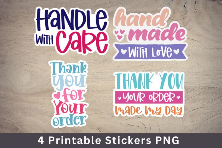 small business packaging stickers PNG file example image 1