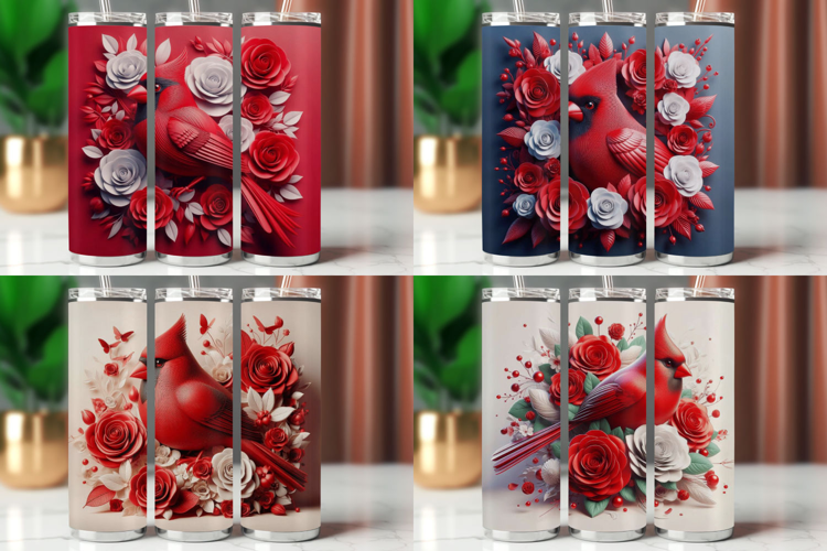 Tumbler Wrap 20 oz - bird