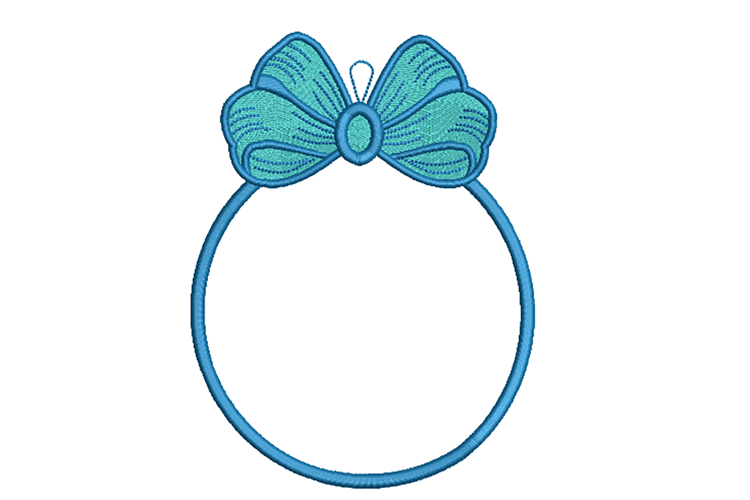 Christmas Ornament Machine Embroidery Design