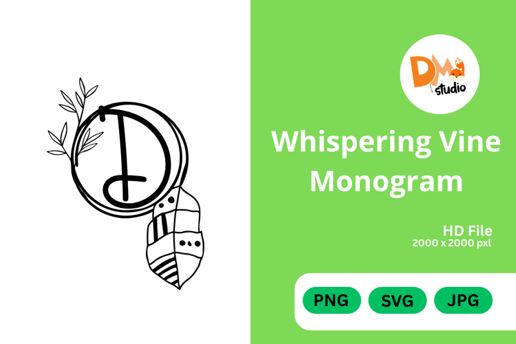 Whispering Vine Monogram