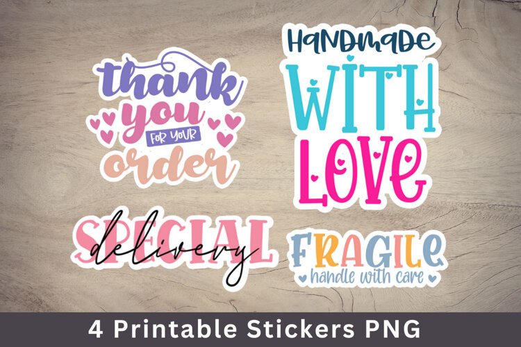 small business packaging stickers PNG file example image 1