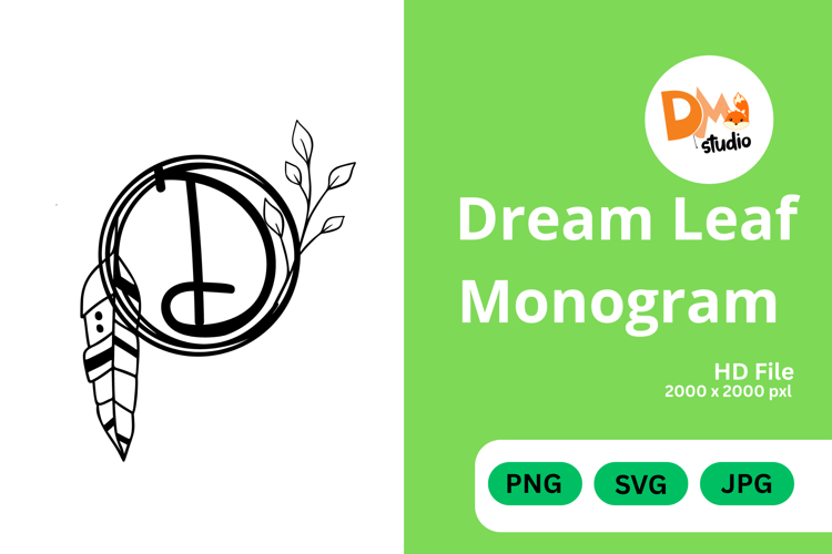 Dream Leaf Monogram