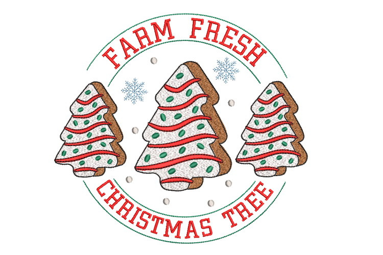 Christmas Tree Cookies, Farm Fresh Xmas Tree