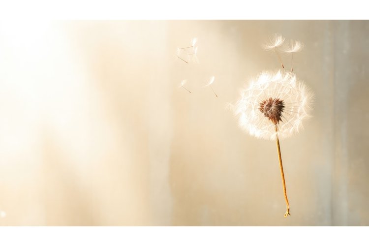 bright light empty background ai generated