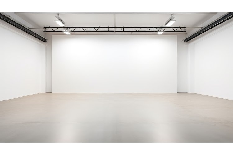 blank studio empty background ai generated example image 1
