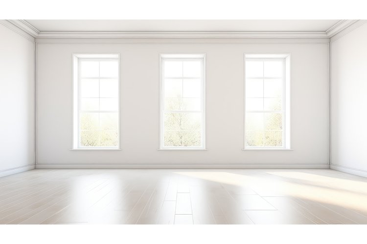 bright light empty background ai generated