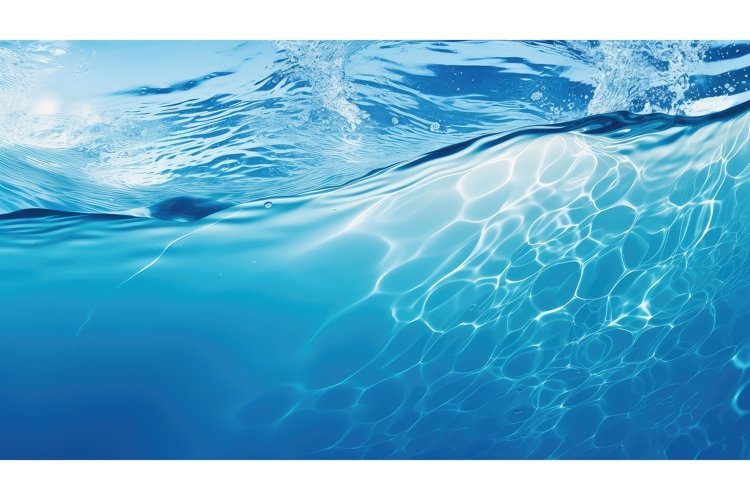 vibrant blue dynamic background ai generated example image 1