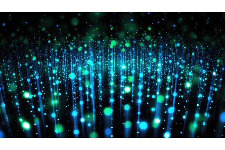 wallpaper light dots background ai generated example image 1