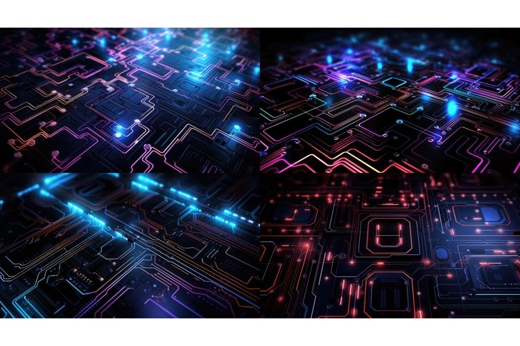 modern design digital background ai generated example image 1