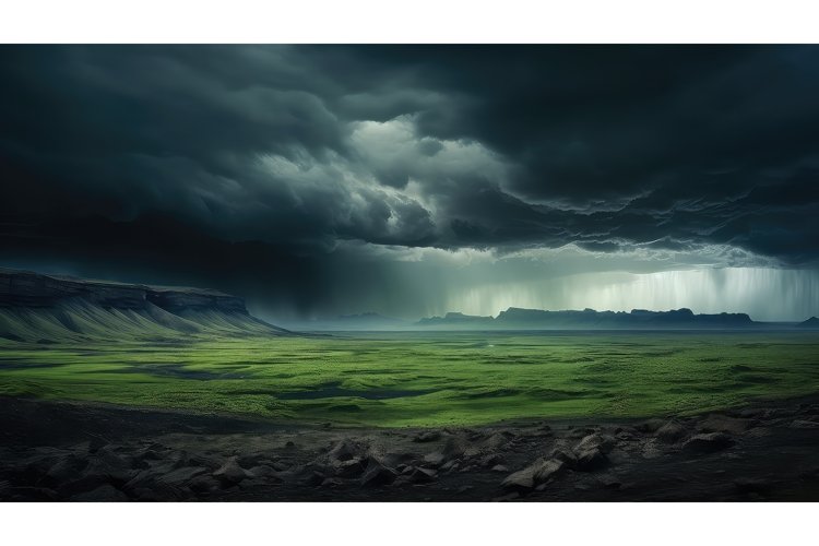 erosion dissected plateau landscape ai generated example image 1