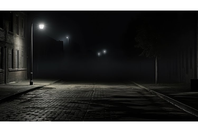 black dark empty background ai generated