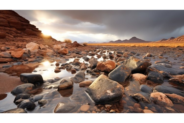 canyon rock desert landscape ai generated
