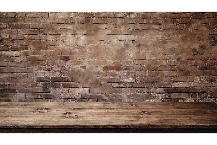 minimal table empty background ai generated example image 1