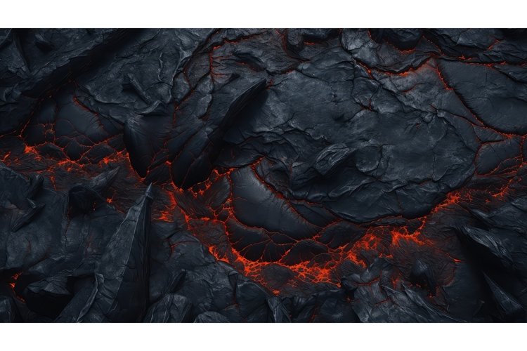 basalt lava plateau landscape ai generated