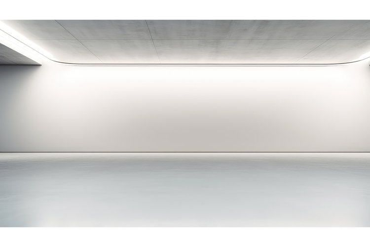 minimal room empty background ai generated