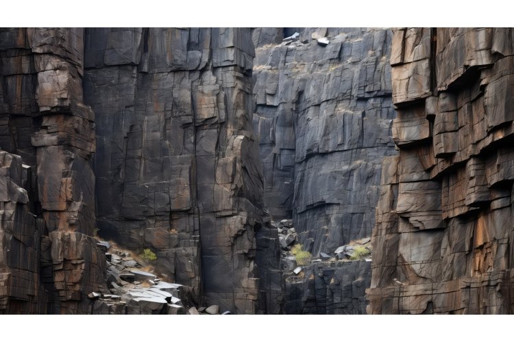 formation gorge canyon landscape ai generated