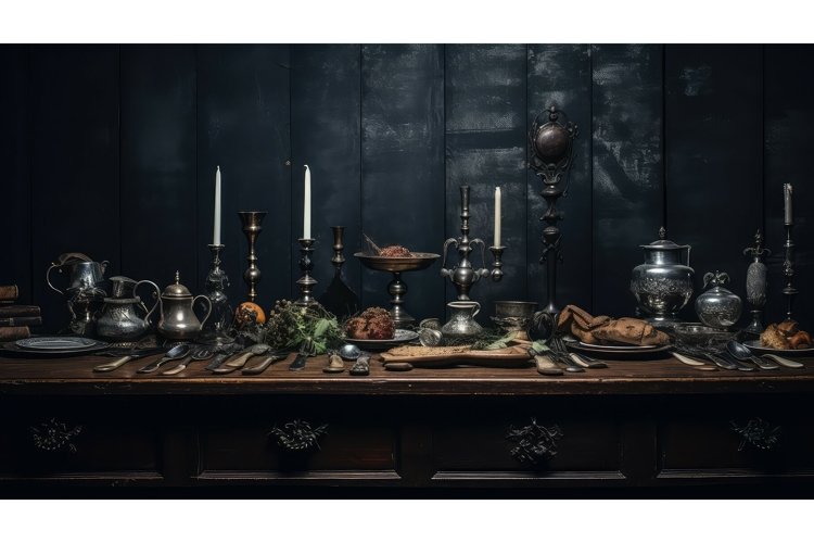 dim dark table background example image 1